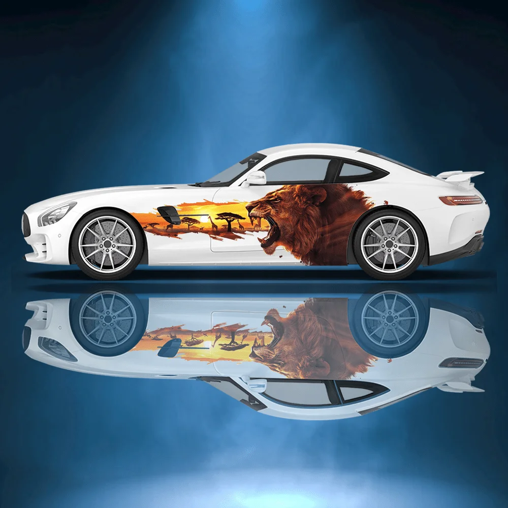 Sunset Fierce Grassland Lion Car Vinyl Wraps Decal Self-adhesive PVC Sticker Suitable for Trucks SUV Decor Auto Accessories
Sunset Fierce Grassland Lion Car Vinyl Wraps Decal Self-adhesive PVC Sticker Suitable for Trucks SUV Decor Auto Accessories
