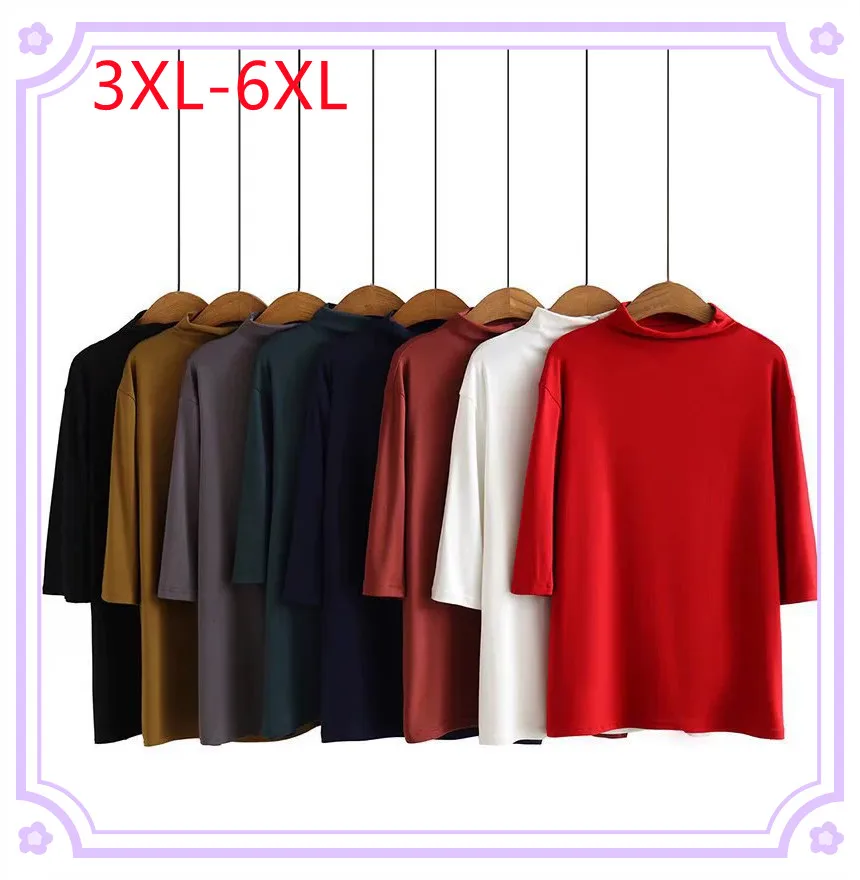 New 2025 Ladies Spring Summer Plus Size T-shirt For Women Large Size Short Sleeve O-neck Shirt Tops 3XL 4XL 5XL 6XL
New 2025 Ladies Spring Summer Plus Size T-shirt For Women Large Size Short Sleeve O-neck Shirt Tops 3XL 4XL 5XL 6XL