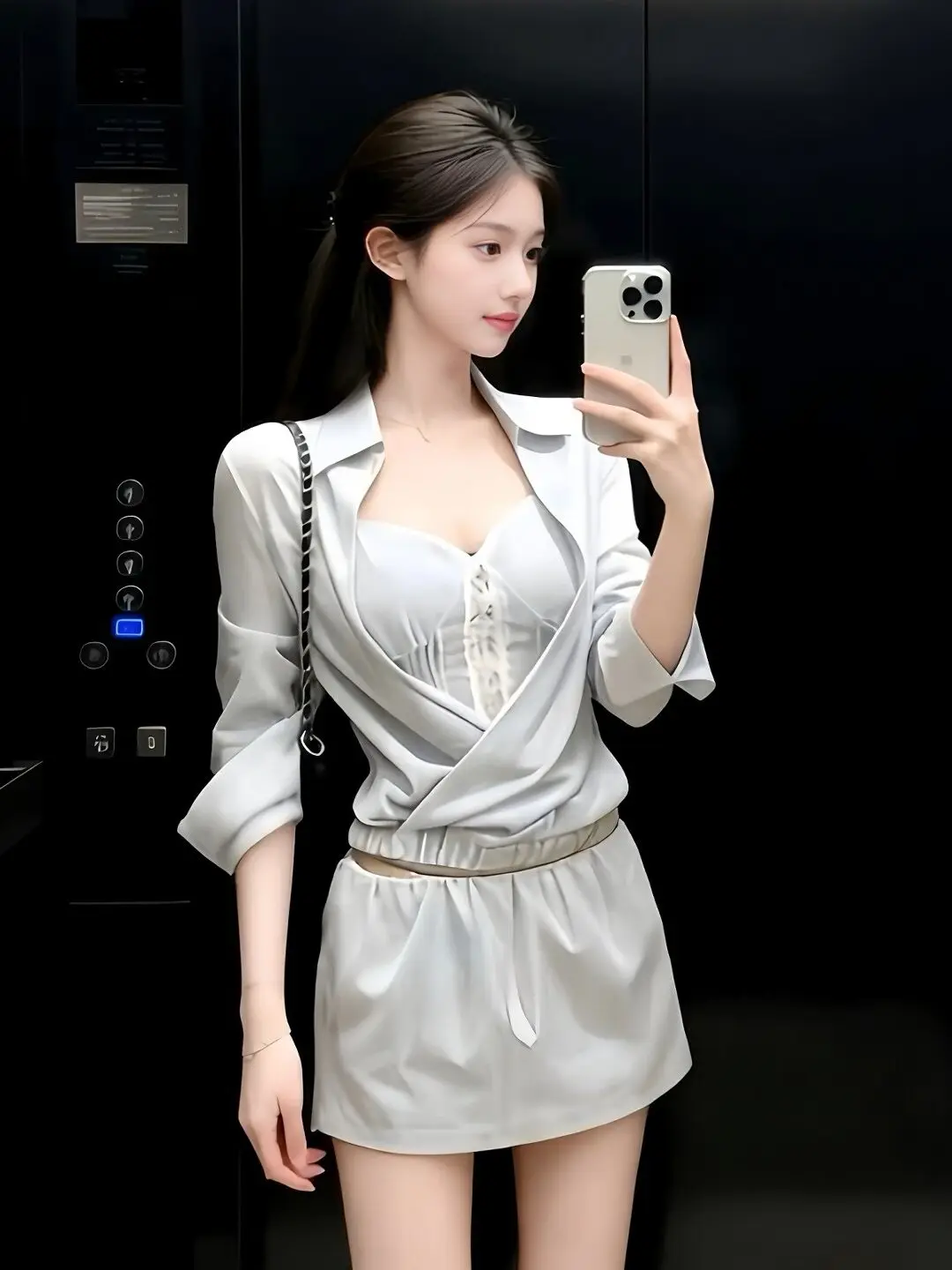 Korean Style Casual Cross Strap Women's Three-Piece Set Summer 2026 Breathable Comfortable Short Skirt Versatile Long Sleeve ...
Korean Style Casual Cross Strap Women's Three-Piece Set Summer 2026 Breathable Comfortable Short Skirt Versatile Long Sleeve ...