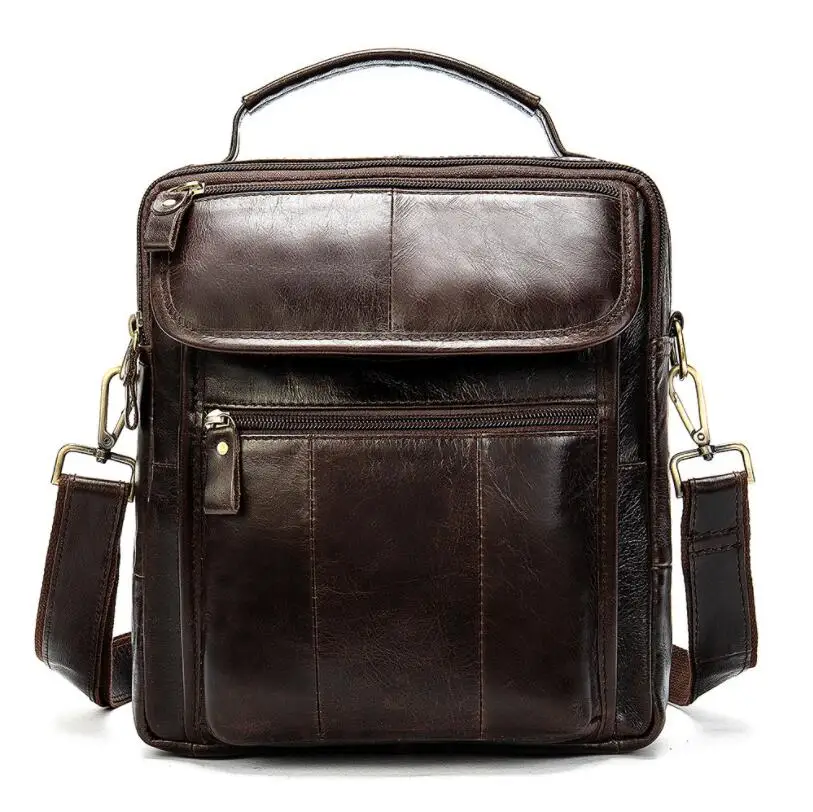 Casual Leather Shoulder Bag of Men Male Cowhide Crossbody Bags Mens Messenger Bag Daily Outdoor Men Bag Handbag 22cm
Casual Leather Shoulder Bag of Men Male Cowhide Crossbody Bags Mens Messenger Bag Daily Outdoor Men Bag Handbag 22cm