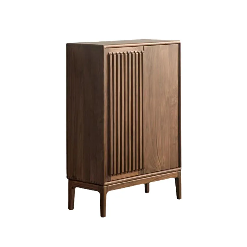 New Chinese-style North American black walnut shoe cabinet Song-style aesthetic entrance cabinet Simple furniture
New Chinese-style North American black walnut shoe cabinet Song-style aesthetic entrance cabinet Simple furniture