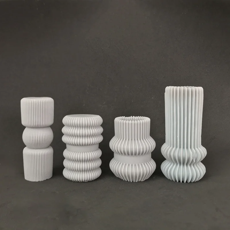 Geometric Stripe Column Aromatherapy Candle Silicone MolddiyRoman Column Origami Striped Cylindrical Plaster Decoration Abrasive
Geometric Stripe Column Aromatherapy Candle Silicone MolddiyRoman Column Origami Striped Cylindrical Plaster Decoration Abrasive