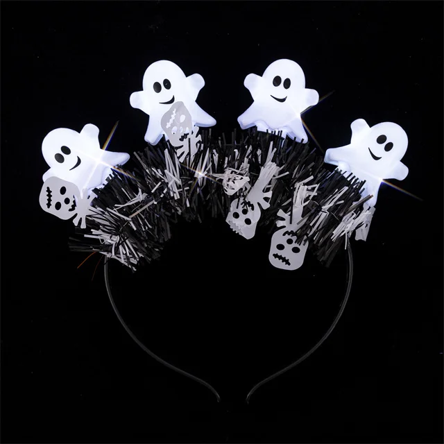Festival Halloween Easter Headbands Light Up Halloween Pumpkin Headband for Party Ghosthead Glowing Hairband
Festival Halloween Easter Headbands Light Up Halloween Pumpkin Headband for Party Ghosthead Glowing Hairband