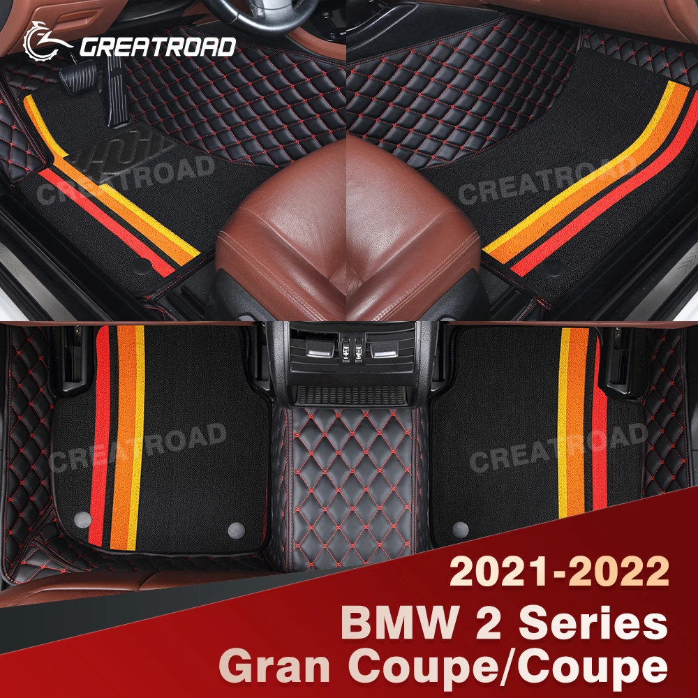 For BMW 2 Series Gran Coupe/Coupe 2021-2022 Double Layer Car Floor Mats Custom Auto Carpet Cover Interior Accessories
For BMW 2 Series Gran Coupe/Coupe 2021-2022 Double Layer Car Floor Mats Custom Auto Carpet Cover Interior Accessories