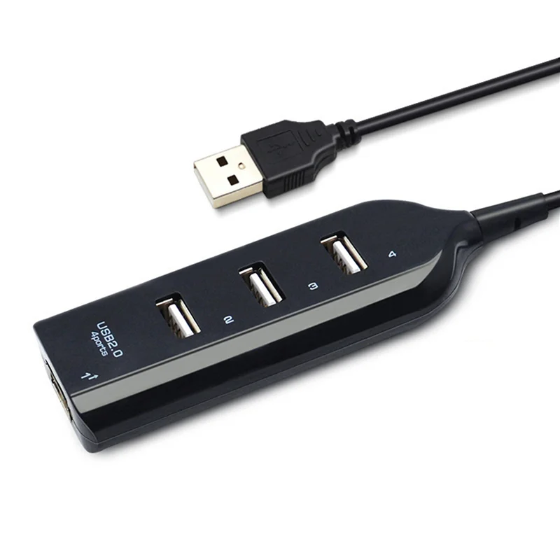 B29C-4X USB Hub 2.0 Multi-USB High Speed Hub Splitter 4-Port USB Hub Adapter For Laptop Receiver Computer Accessories Black
B29C-4X USB Hub 2.0 Multi-USB High Speed Hub Splitter 4-Port USB Hub Adapter For Laptop Receiver Computer Accessories Black
