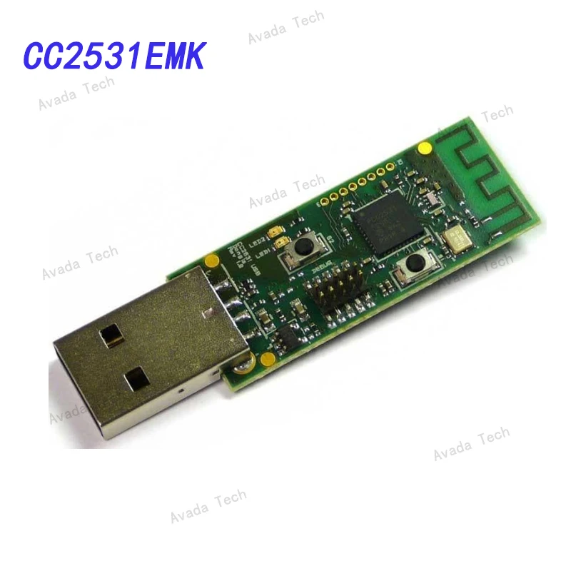 Avada Tech CC2531EMK Evaluation kit, ZigBee USB dongle, 2.4GHz RF transmission receiver, excellent reception sensitivity
Avada Tech CC2531EMK Evaluation kit, ZigBee USB dongle, 2.4GHz RF transmission receiver, excellent reception sensitivity