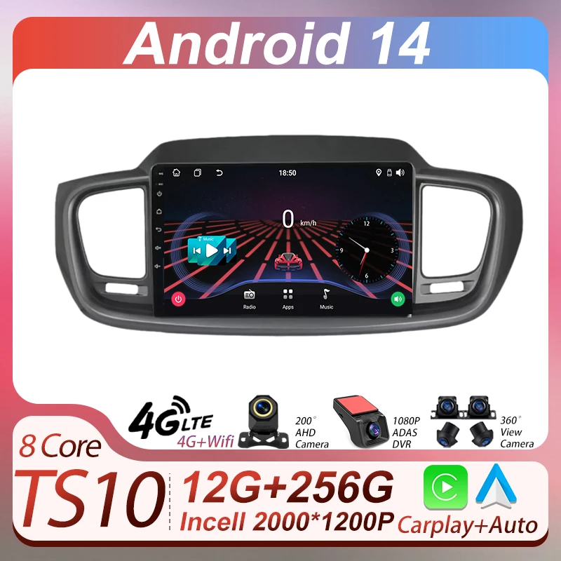 Car Video Player For Kia Sorento 3 2014- 2020 Right Hand Drive Car Radio Multimedia Player Autoradio GPS Carplay Android Auto BT
Car Video Player For Kia Sorento 3 2014- 2020 Right Hand Drive Car Radio Multimedia Player Autoradio GPS Carplay Android Auto BT