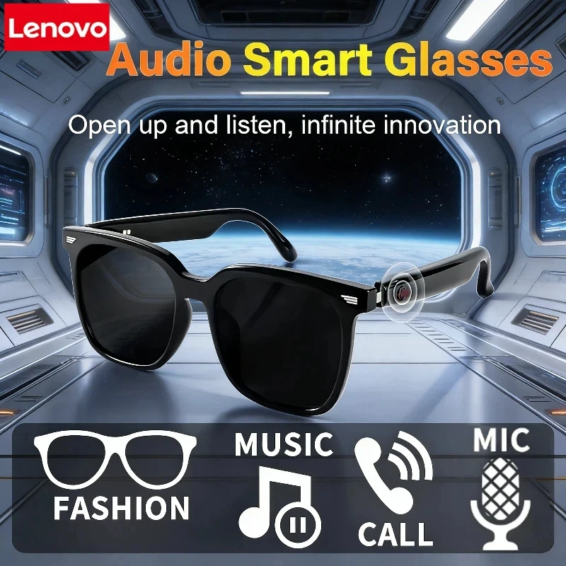 Умные очки Lenovo с беспроводным Bluetooth 5.4, многофункциональный голосовой помощник, музыкальный плеер, спортивные очки, подарок для друзей, 2026
Умные очки Lenovo с беспроводным Bluetooth 5.4, многофункциональный голосовой помощник, музыкальный плеер, спортивные очки, подарок для друзей, 2026