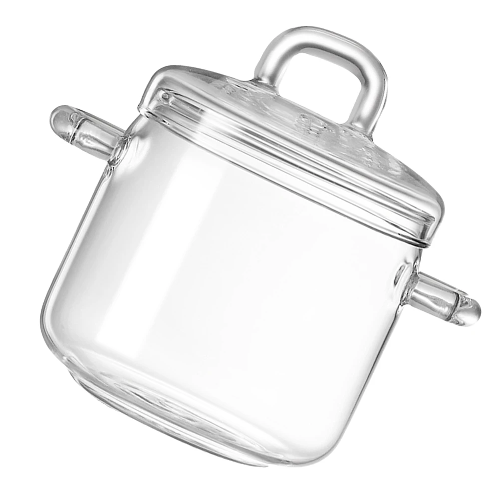 350Ml Glass Soup Pot with Lid Transparent Stovetop Saucepan for Boiling Ramen Food Heat Resistant Cooking Pot for Kitchen
350Ml Glass Soup Pot with Lid Transparent Stovetop Saucepan for Boiling Ramen Food Heat Resistant Cooking Pot for Kitchen