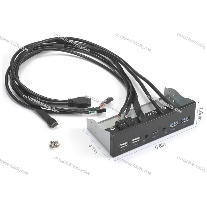 USB3.2 GEN2 Front Panel 10G Optical Drive Position 2 Port USB3.0 + 2.0 + TYPE-C TYPE-E Panel
USB3.2 GEN2 Front Panel 10G Optical Drive Position 2 Port USB3.0 + 2.0 + TYPE-C TYPE-E Panel