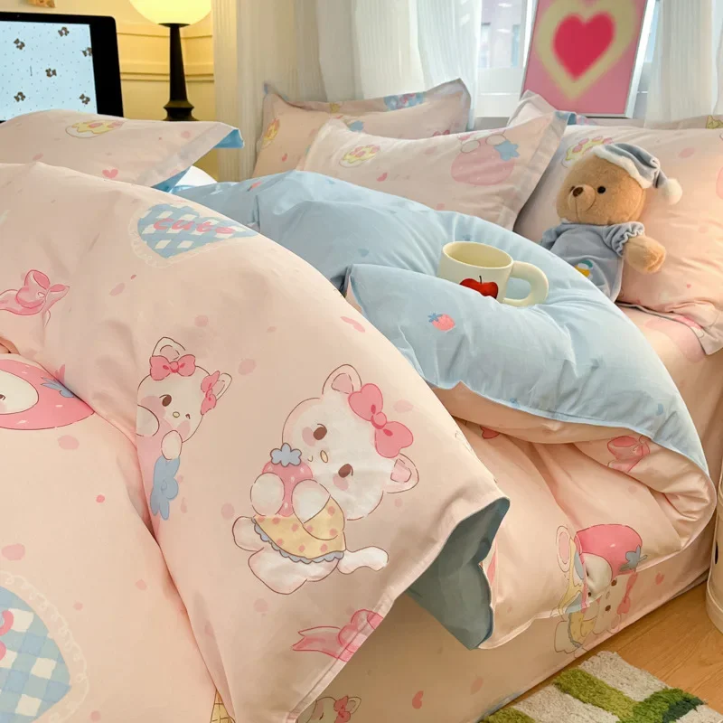 Pure cotton quilt cover single piece 150x200x230 single quilt cover cotton 2025 new printing small fresh single product series
Pure cotton quilt cover single piece 150x200x230 single quilt cover cotton 2025 new printing small fresh single product series