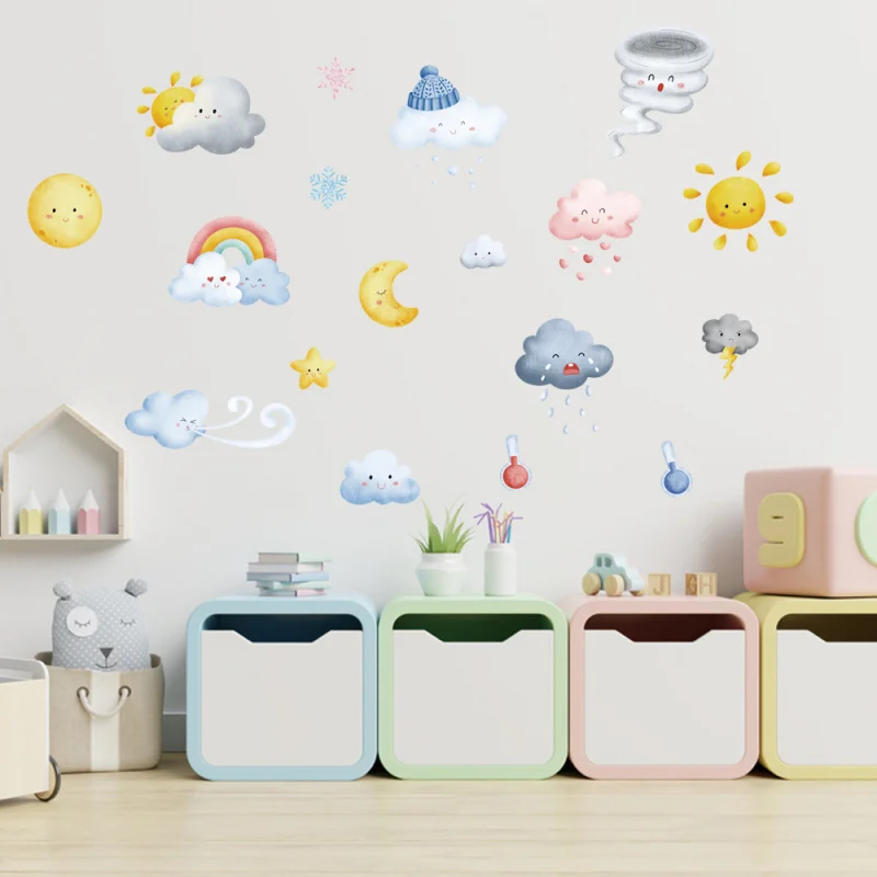 Cartoon Cloud Kindergarten Wall Decal, Semi-Transparent Sticker for Kids Baby Room, Nursery Decor
Cartoon Cloud Kindergarten Wall Decal, Semi-Transparent Sticker for Kids Baby Room, Nursery Decor