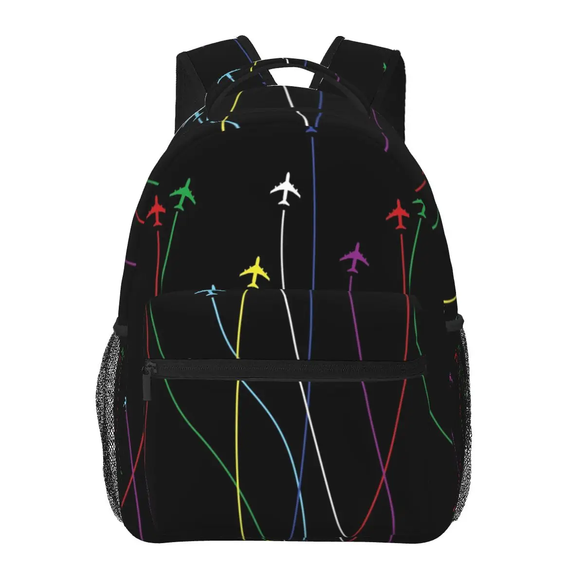 Rainbow Airplanes Flying On Eachother Student Backpack School Bag Hiking Travel Daypack Boys Girls Fashion Bookbag Shoulder Bags
Rainbow Airplanes Flying On Eachother Student Backpack School Bag Hiking Travel Daypack Boys Girls Fashion Bookbag Shoulder Bags