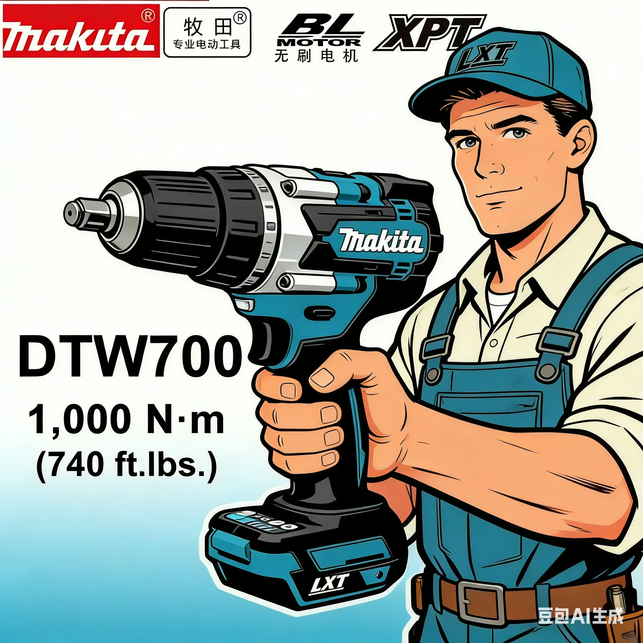 NEW Makita Battery DTW700 Brushless Wrench High Torque Cordless Drill Screwdriver For Makita 18V Battery Rechargeable Power Tool
NEW Makita Battery DTW700 Brushless Wrench High Torque Cordless Drill Screwdriver For Makita 18V Battery Rechargeable Power Tool