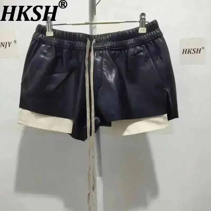 HKSH Women's Tide RO Style PU Leather Shorts Streetwear Fashion Pocket Comfortable New Versatile Dark Chic Y2K Punk Capris H2512
HKSH Women's Tide RO Style PU Leather Shorts Streetwear Fashion Pocket Comfortable New Versatile Dark Chic Y2K Punk Capris H2512