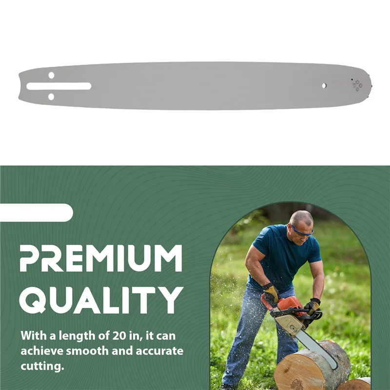 AT19-Chainsaw Replacement Parts 1 Set 16 Inch Guide Bar+ Chains 3/8 Semi Chisel For 36 41 50 51 55 Tool
AT19-Chainsaw Replacement Parts 1 Set 16 Inch Guide Bar+ Chains 3/8 Semi Chisel For 36 41 50 51 55 Tool