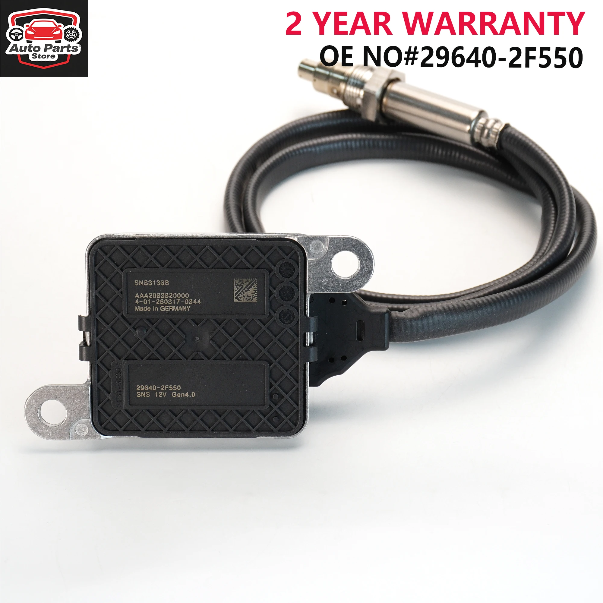 296402F550 SNS3136B 29640-2F550 Nitrogen Oxide Sensor Nox Sensor Fit For KIA Hyundai Staria 2.2 DIESEL 2021 2022 2023
296402F550 SNS3136B 29640-2F550 Nitrogen Oxide Sensor Nox Sensor Fit For KIA Hyundai Staria 2.2 DIESEL 2021 2022 2023