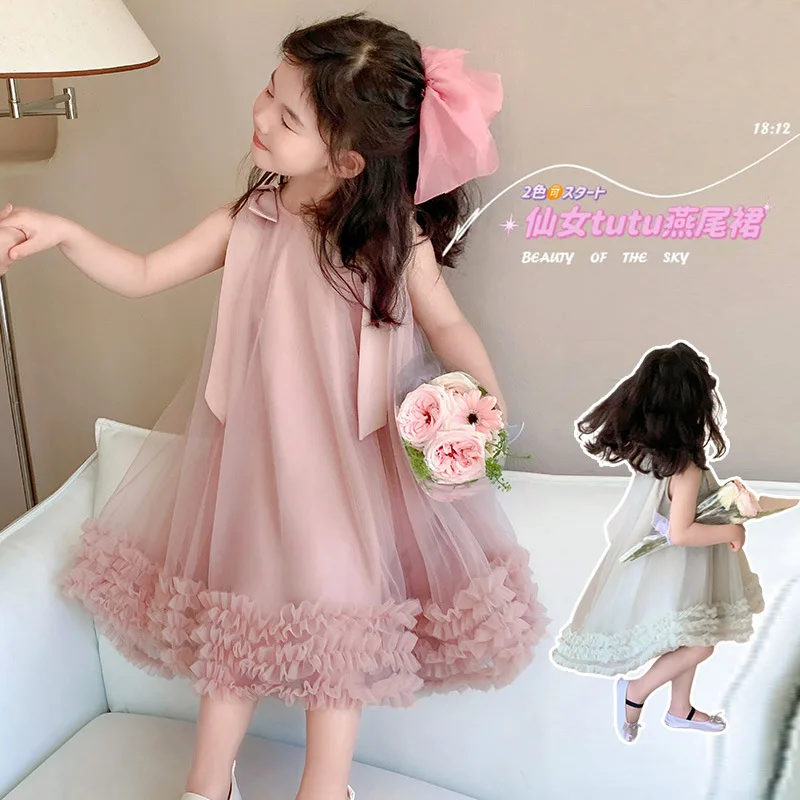 Girls' Summer Dress New Fashionable Stylish Baby Girl Tailcoat Vest SweettutuPrincess Dress
Girls' Summer Dress New Fashionable Stylish Baby Girl Tailcoat Vest SweettutuPrincess Dress