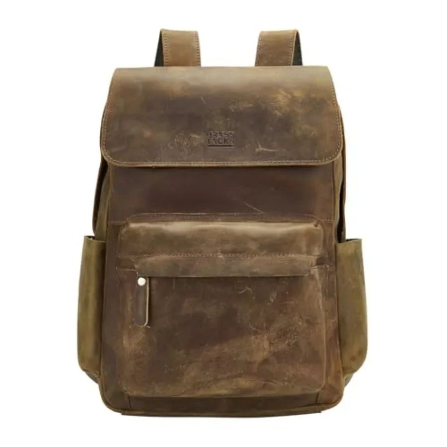 Leather Rucksack Backpack for Men Women Casual Travel Daypack 15.6 inch Laptop Bookbag
Leather Rucksack Backpack for Men Women Casual Travel Daypack 15.6 inch Laptop Bookbag