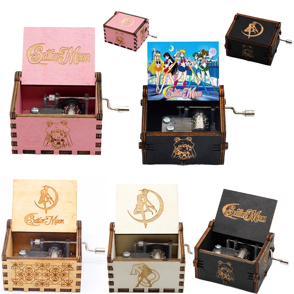 Anime Cartoon Sailor Moon Hand-cranked Music Box Kawaii Painted Ornament for Wooden Music Box Children's Girl Christmas Gift
Anime Cartoon Sailor Moon Hand-cranked Music Box Kawaii Painted Ornament for Wooden Music Box Children's Girl Christmas Gift