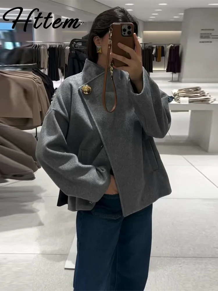 Однотонное свободное женское пальто с длинными рукавами и карманами на одной пуговице, женские куртки 2021, осенне-зимняя модная женская уличная верхняя одежда, новинка
Однотонное свободное женское пальто с длинными рукавами и карманами на одной пуговице, женские куртки 2021, осенне-зимняя модная женская уличная верхняя одежда, новинка