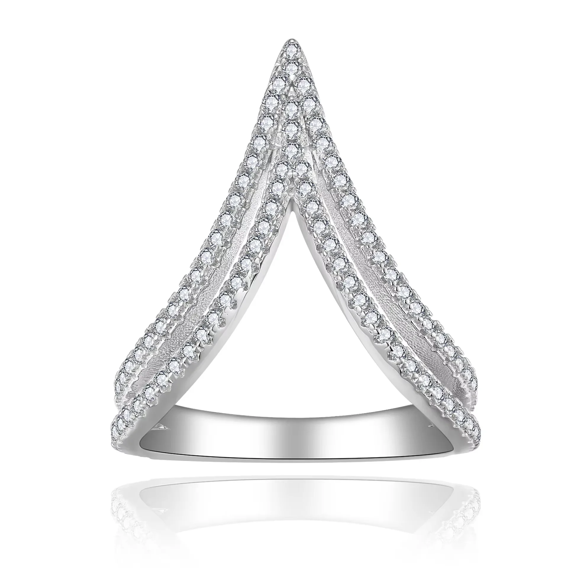 M-JAJA 0.5CT Moissanite Rings for Women Deep V-shape D VVS1 Lab Diamond Ring 925 Sterling Silver Wedding Jewelry 18K Gold Plated
M-JAJA 0.5CT Moissanite Rings for Women Deep V-shape D VVS1 Lab Diamond Ring 925 Sterling Silver Wedding Jewelry 18K Gold Plated