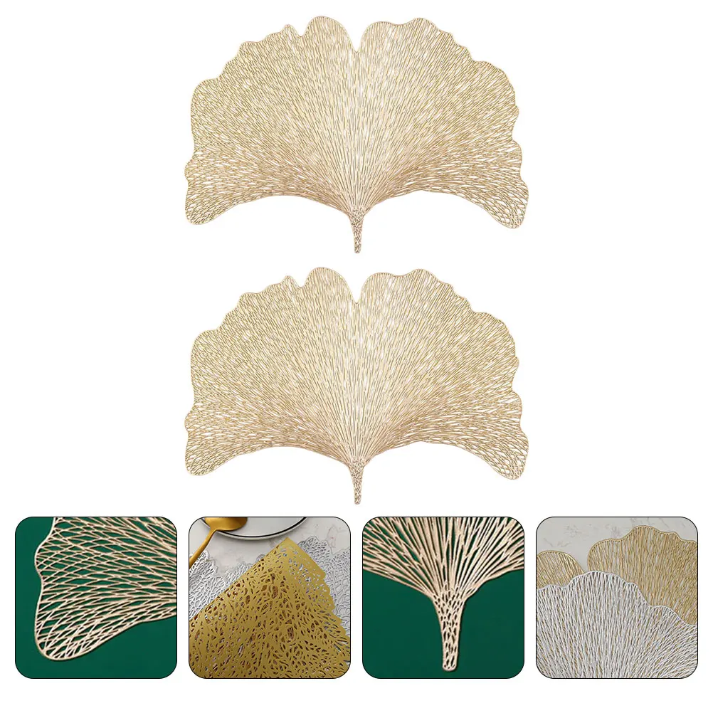 2Pcs Elegant Ginkgo Leaf Placemats Premium Quality Table Mat for Dining Table Protection Household Kitchen Drink Coaster Decor
2Pcs Elegant Ginkgo Leaf Placemats Premium Quality Table Mat for Dining Table Protection Household Kitchen Drink Coaster Decor