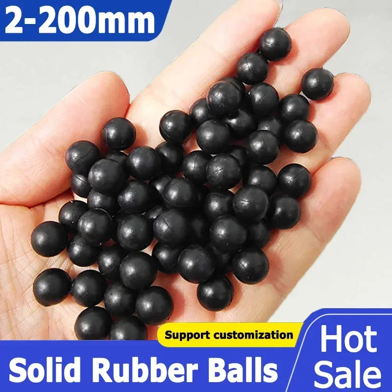 1-200pcs Black Solid Rubber Balls Diameter 1/2/2.5/3/3.5/4/4.5/5.5/6.5/6/7/8/9~200mm High Elasticity Wear-resistant Rubber Ball
1-200pcs Black Solid Rubber Balls Diameter 1/2/2.5/3/3.5/4/4.5/5.5/6.5/6/7/8/9~200mm High Elasticity Wear-resistant Rubber Ball