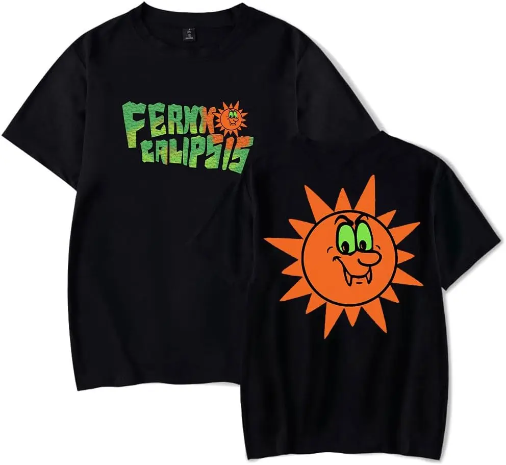 Футболки Feid FERXXOCALIPSIS с новым логотипом, летняя модная повседневная футболка с коротким рукавом для мужчин и женщин
Футболки Feid FERXXOCALIPSIS с новым логотипом, летняя модная повседневная футболка с коротким рукавом для мужчин и женщин