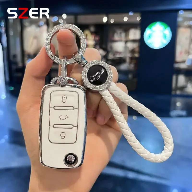TPU Car Key Case Cover Keychain For Volkswagen VW Polo Golf Passat Tiguan Beetle Caddy T5 Up Eos Skoda Octavia Seat Leon Altea
TPU Car Key Case Cover Keychain For Volkswagen VW Polo Golf Passat Tiguan Beetle Caddy T5 Up Eos Skoda Octavia Seat Leon Altea