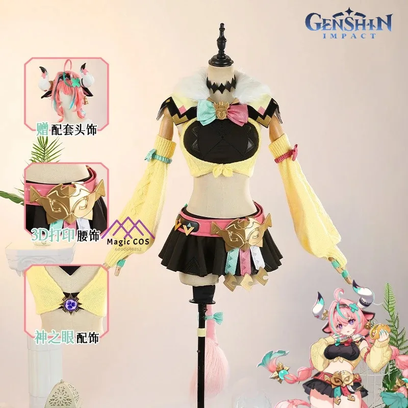 Game Genshin Impact Varesa Cosplay Costume Fashion Anime High Quality Cute Clothes Skirt Mask Wig for Girls Women Role Play Suit
Game Genshin Impact Varesa Cosplay Costume Fashion Anime High Quality Cute Clothes Skirt Mask Wig for Girls Women Role Play Suit