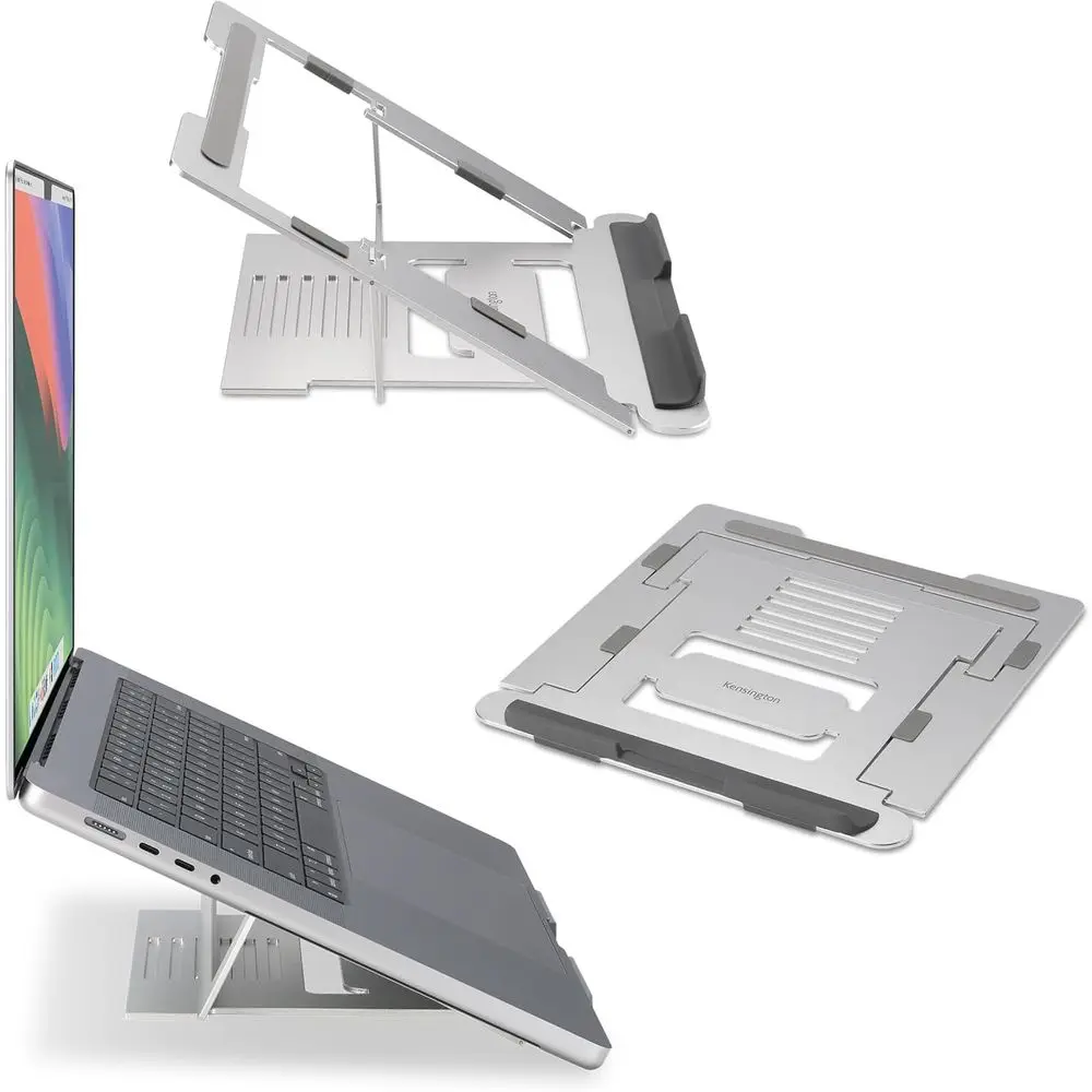Height-Adjustable Aluminum Laptop Stand, Foldable for Notebooks up to 16, Ideal for Travel, Silver
Height-Adjustable Aluminum Laptop Stand, Foldable for Notebooks up to 16, Ideal for Travel, Silver