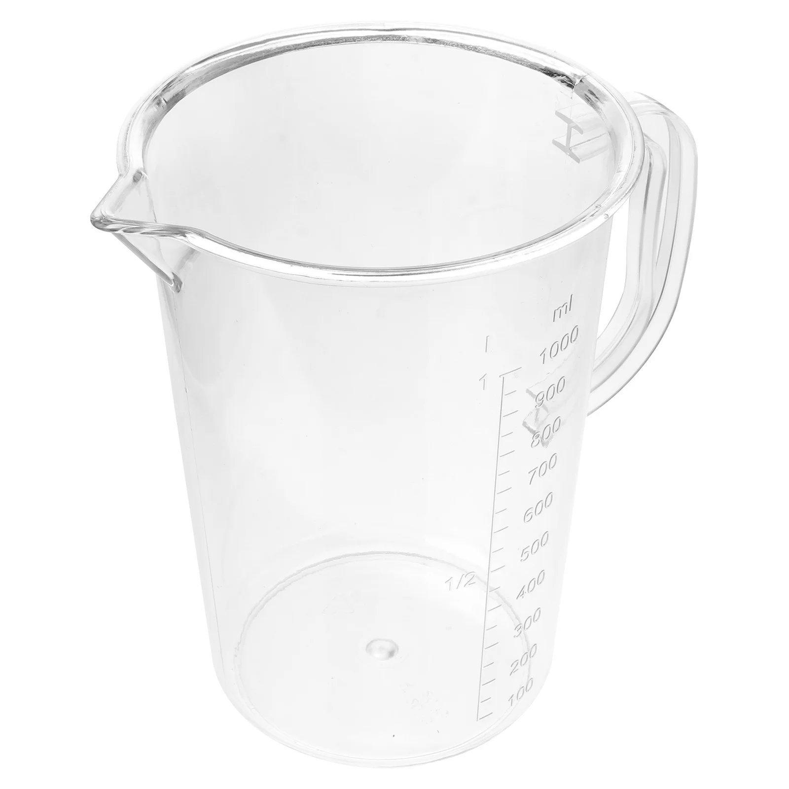 1Pcs Plastic Graduated Measuring Jug Kitchen Baking Cup Transparent Handle Clear Liquid Measure Plastic Measuring Jug
1Pcs Plastic Graduated Measuring Jug Kitchen Baking Cup Transparent Handle Clear Liquid Measure Plastic Measuring Jug