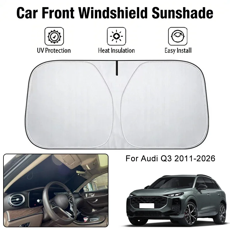 Foldable Car Windshield Sun Shade UV Block Heat Insulation For Audi Q3 2011-2026 Interior Protection Accessories
Foldable Car Windshield Sun Shade UV Block Heat Insulation For Audi Q3 2011-2026 Interior Protection Accessories