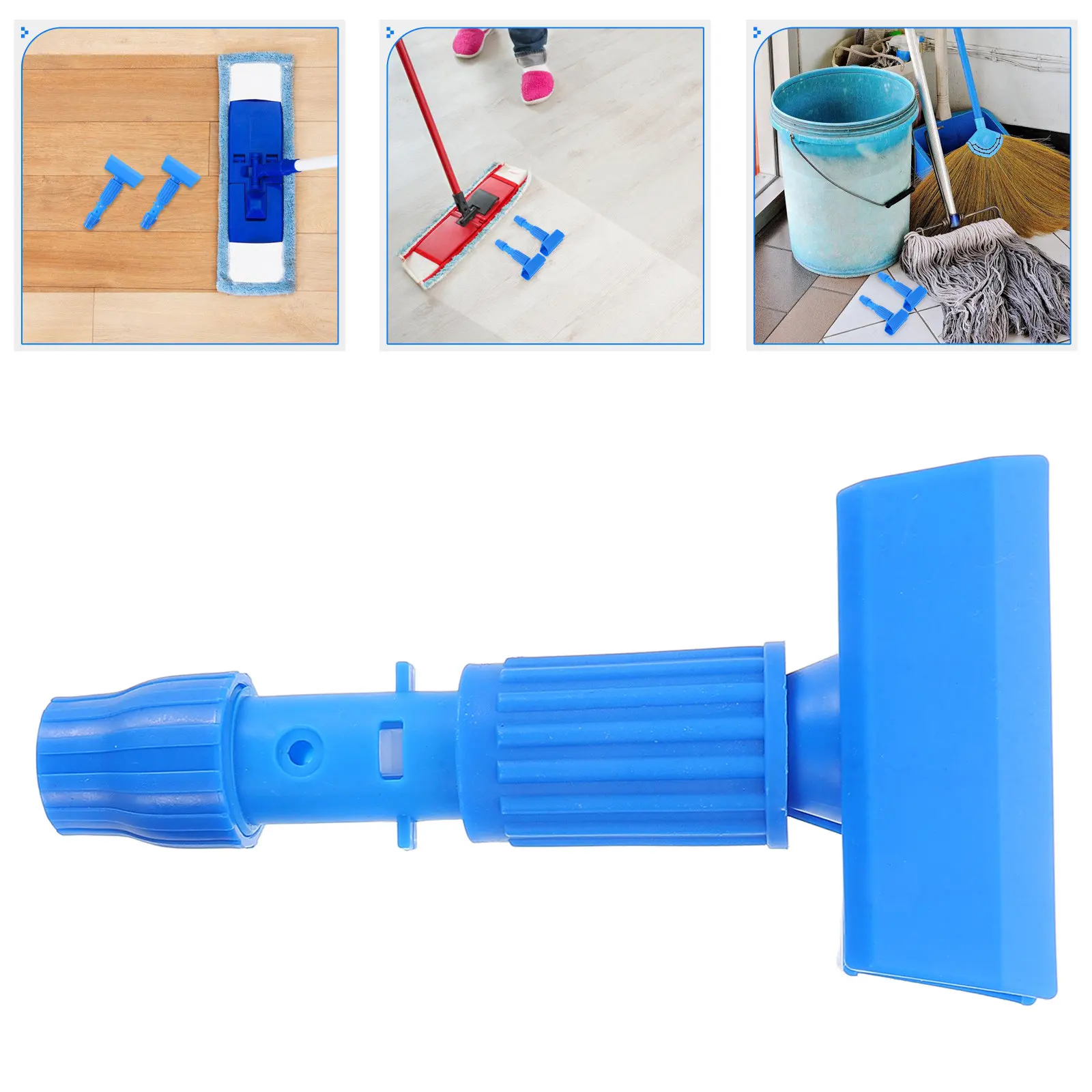 2Pcs Commercial Mop Head Clamp Heavy Duty Quick Release Mop Handle Holder Replacement Parts for Floor Cleaning
2Pcs Commercial Mop Head Clamp Heavy Duty Quick Release Mop Handle Holder Replacement Parts for Floor Cleaning