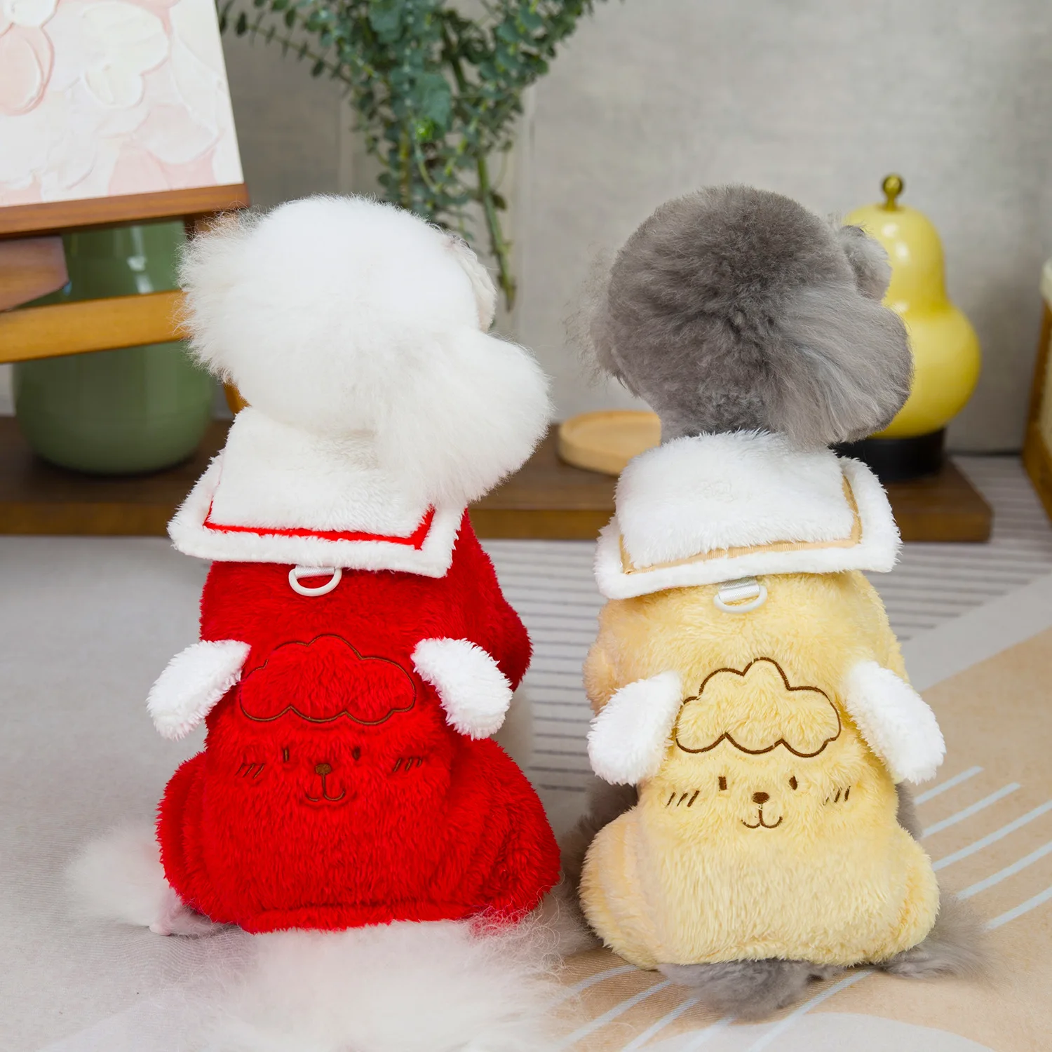 Autumn and winter warm four-legged pet clothes small dogs teddy bichon dog clothes
Autumn and winter warm four-legged pet clothes small dogs teddy bichon dog clothes