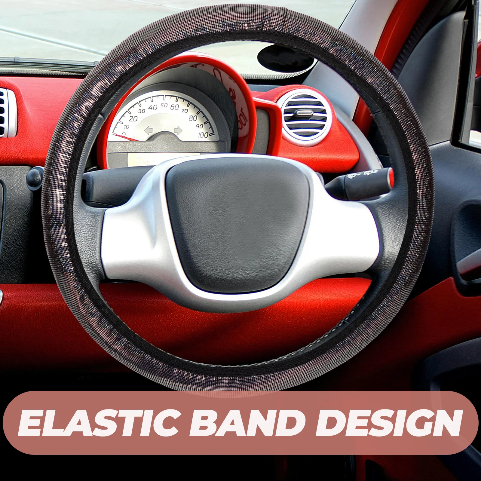 Steering Wheel Cover Car Universal Elastic Anti Skid Decorative Vehicle Non Skid Cover Men Durable Grip Protector
Steering Wheel Cover Car Universal Elastic Anti Skid Decorative Vehicle Non Skid Cover Men Durable Grip Protector