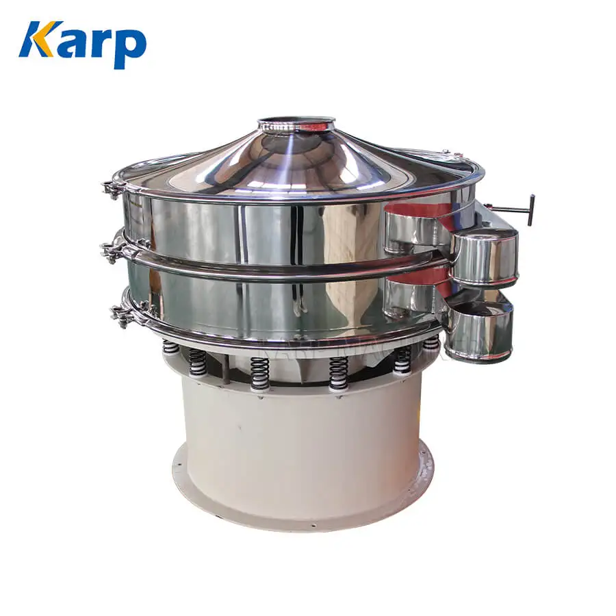 Food Industrial Vibration Sifter Wheat Starch Vibrating Screen Powder Sieving Machine
Food Industrial Vibration Sifter Wheat Starch Vibrating Screen Powder Sieving Machine