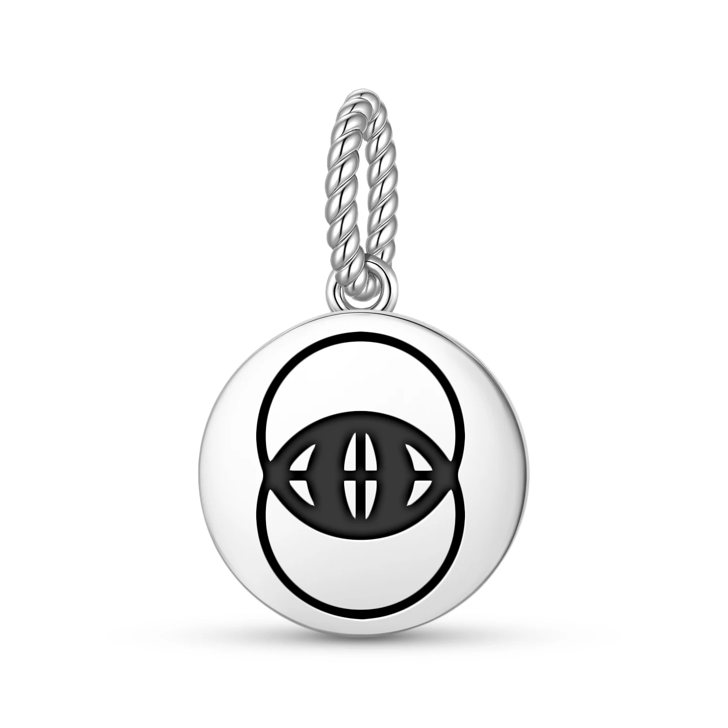 Sacred Geometry Vesica Piscis 925 Sterling Silver Charm Bead DIY Pendant Charm Fits Original Bracelet Jewelry Gift
Sacred Geometry Vesica Piscis 925 Sterling Silver Charm Bead DIY Pendant Charm Fits Original Bracelet Jewelry Gift