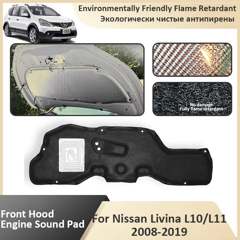Front Hood Engine For Nissan Livina L10 L11 2008 2009 2010 2011 2012 2013 2014 2015 2016 2017 2018 2019 Soundproof Accessories
Front Hood Engine For Nissan Livina L10 L11 2008 2009 2010 2011 2012 2013 2014 2015 2016 2017 2018 2019 Soundproof Accessories