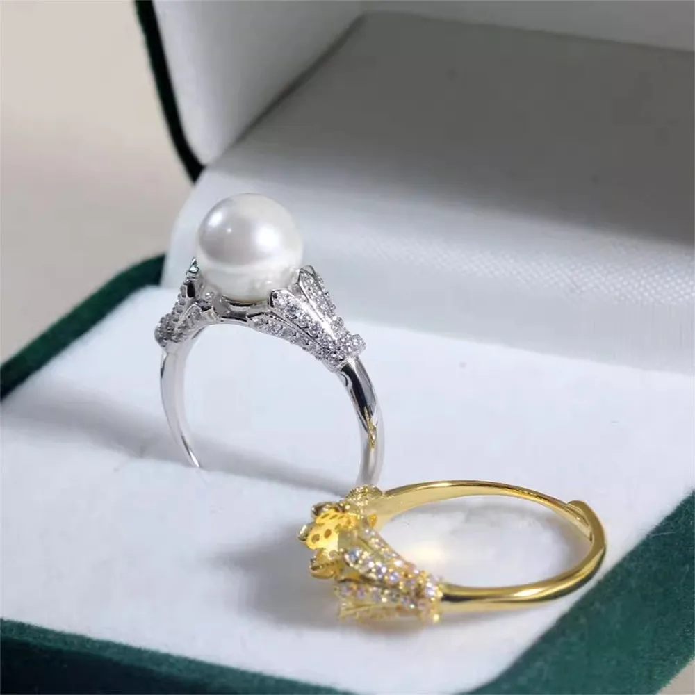 Solid S925 Sterling Silver Pearl Ring Settings Findings & Accessories for Jewelry Making Bulk Wholesale Craft Supplies No Pearl
Solid S925 Sterling Silver Pearl Ring Settings Findings & Accessories for Jewelry Making Bulk Wholesale Craft Supplies No Pearl