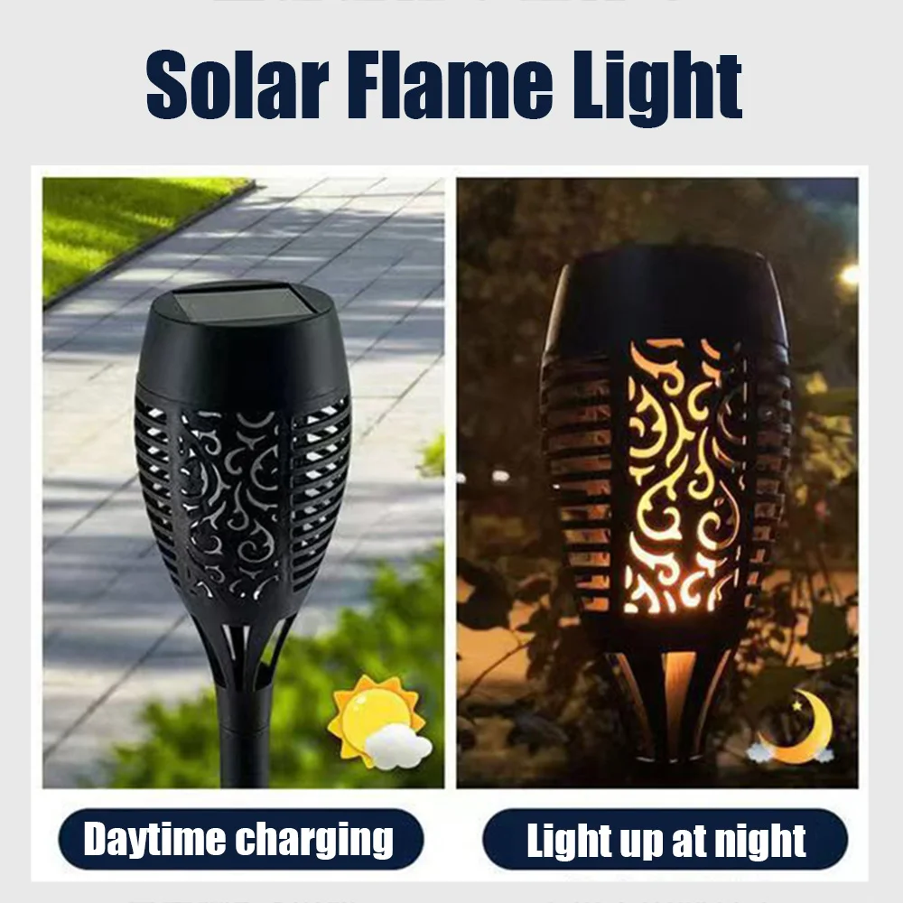 8PCS Outdoor Courtyard Lawn Solar LED Flame Waterproof Landscape Decoration Christmas Halloween Atmosphere Emergency Lights
8PCS Outdoor Courtyard Lawn Solar LED Flame Waterproof Landscape Decoration Christmas Halloween Atmosphere Emergency Lights