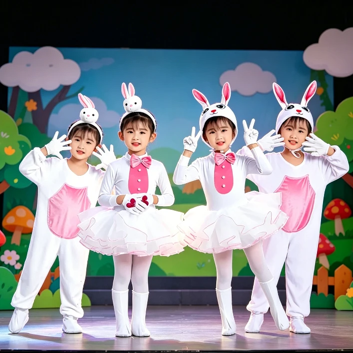 Bunny Cosplay Enfant Costume Rabbit Performance Carnival Party Wear Enfants White Ballet Pettiskirt Dancing Ballet Dress Outfits
Bunny Cosplay Enfant Costume Rabbit Performance Carnival Party Wear Enfants White Ballet Pettiskirt Dancing Ballet Dress Outfits