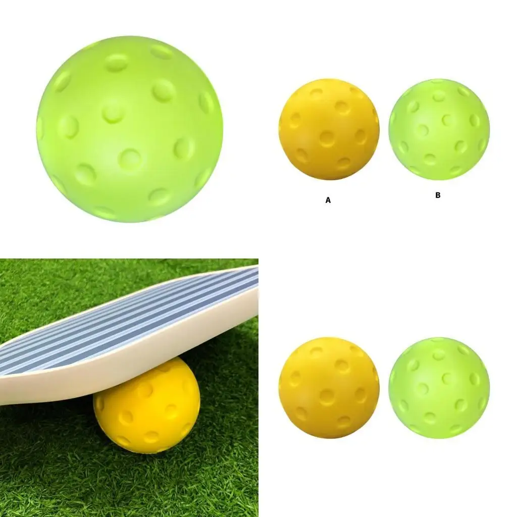 Y1UC Quiet PU Foam Pickleballs Indoor Practice Balls Light Weight Training Balls
Y1UC Quiet PU Foam Pickleballs Indoor Practice Balls Light Weight Training Balls