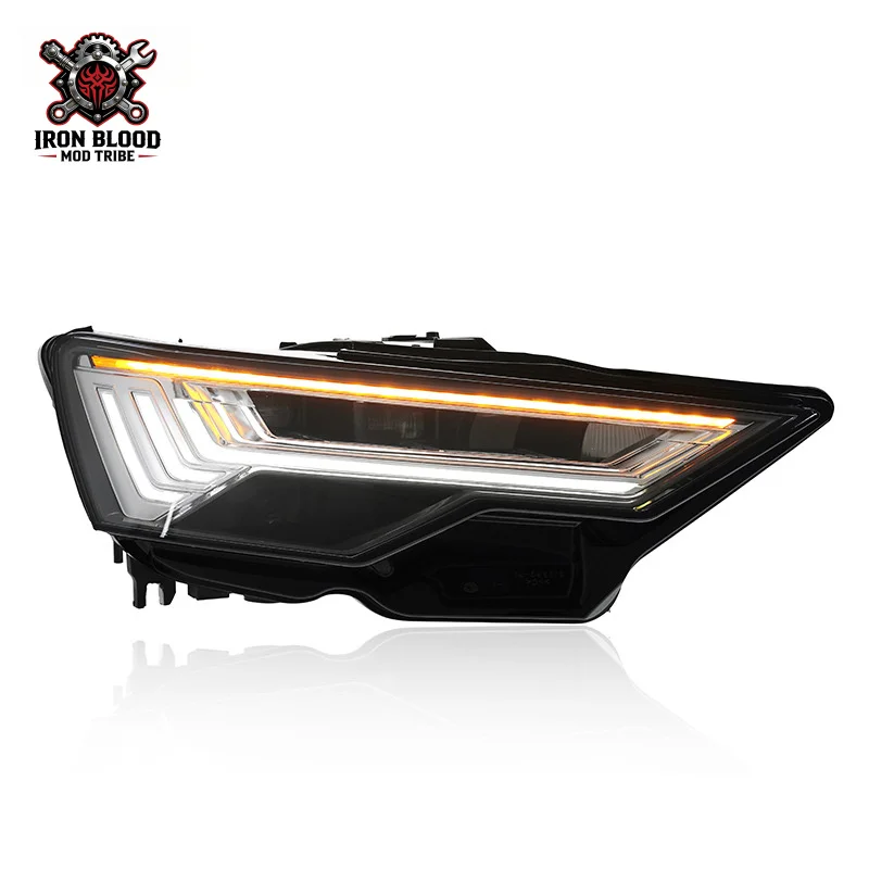 Suitable for 2019-2024 Audi A6 Headlight Assembly Modification C8 Low Raised Five-Bar LED Matrix Flowing Light
Suitable for 2019-2024 Audi A6 Headlight Assembly Modification C8 Low Raised Five-Bar LED Matrix Flowing Light