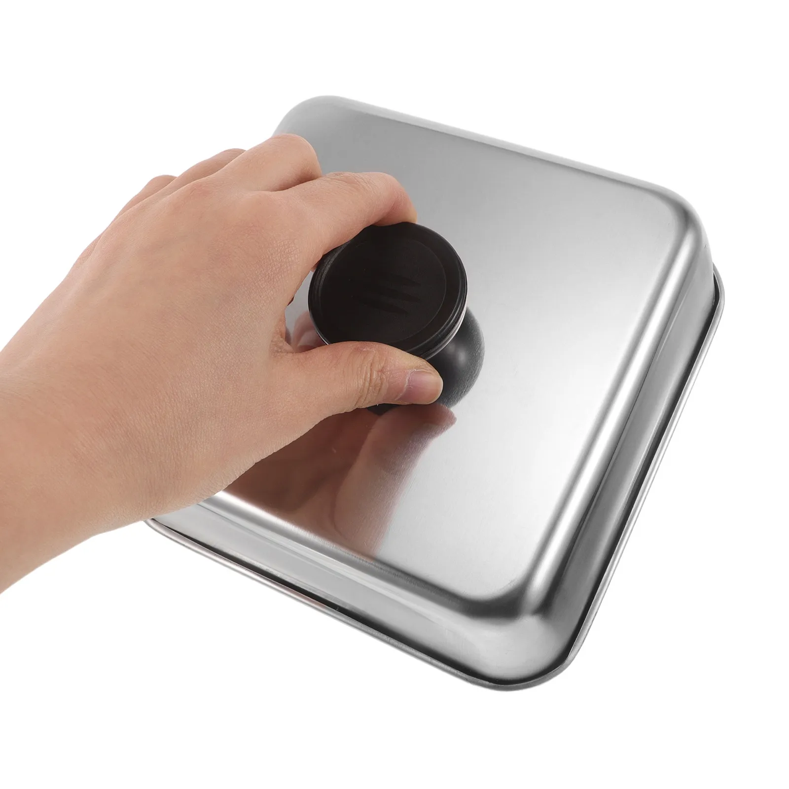 Купол для плавления сыра из нержавеющей стали, квадратный колпак-клош 6 дюймов, сохраняющий тепло, для гриля, плиты, сковороды, использования на столе
Купол для плавления сыра из нержавеющей стали, квадратный колпак-клош 6 дюймов, сохраняющий тепло, для гриля, плиты, сковороды, использования на столе