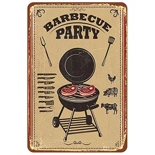 Metal Tin Sign 8x12 Inch Fresh BBQ Metal Sign Bar Pub Vintage Retro Cafe Art Tin Sign
Metal Tin Sign 8x12 Inch Fresh BBQ Metal Sign Bar Pub Vintage Retro Cafe Art Tin Sign