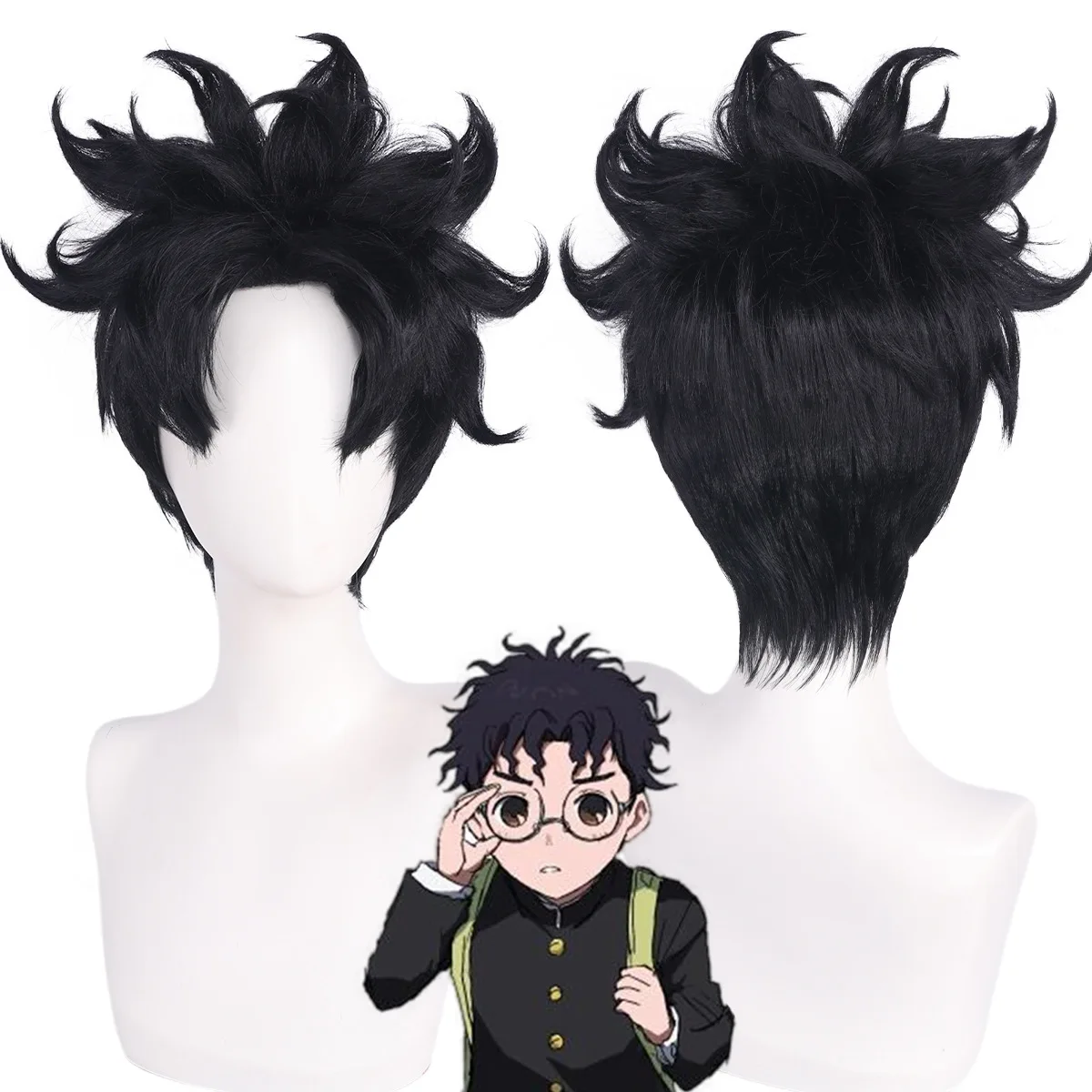 Synthetic Short Black Fluffy Wig Natural Look Cosplay Costume Party Daily Wear Heat Resistant Fiber Hair
Synthetic Short Black Fluffy Wig Natural Look Cosplay Costume Party Daily Wear Heat Resistant Fiber Hair