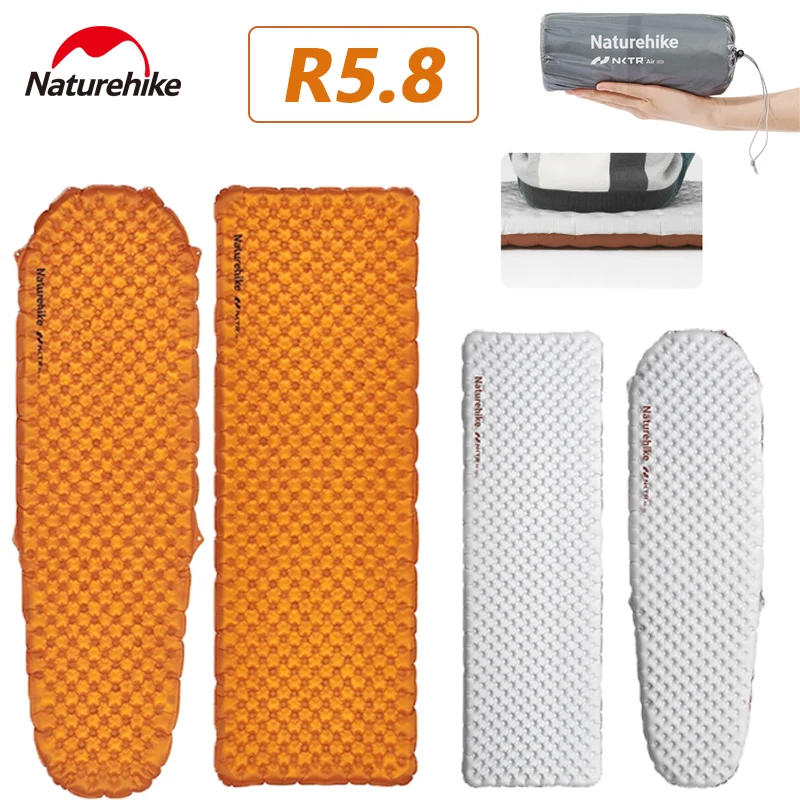Naturehike R5.8 Inflatable Mattress Outdoor Air Cushion Sleeping Pad Bed Ultralight Hiking Warm Moisture-proof Mat Portable
Naturehike R5.8 Inflatable Mattress Outdoor Air Cushion Sleeping Pad Bed Ultralight Hiking Warm Moisture-proof Mat Portable