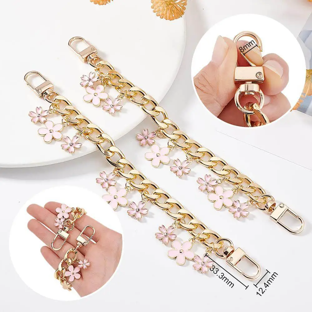 Personality Phone Charm New Chain Flower Wrist Style Anti Fall Phone Rope Bag Extension Strap Fashion Cherry Blossom Bag Pendant
Personality Phone Charm New Chain Flower Wrist Style Anti Fall Phone Rope Bag Extension Strap Fashion Cherry Blossom Bag Pendant